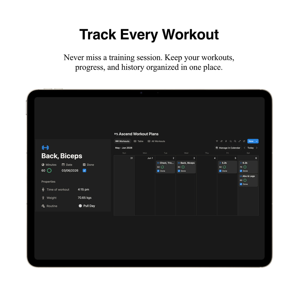 Ascend OS - Fitness Tracker